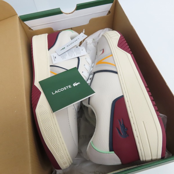 実際に弊社で買取させて頂いた【未使用】LACOSTE/ラコステ スニーカー L001 0321 SM00922/UK9.5の画像 7枚目