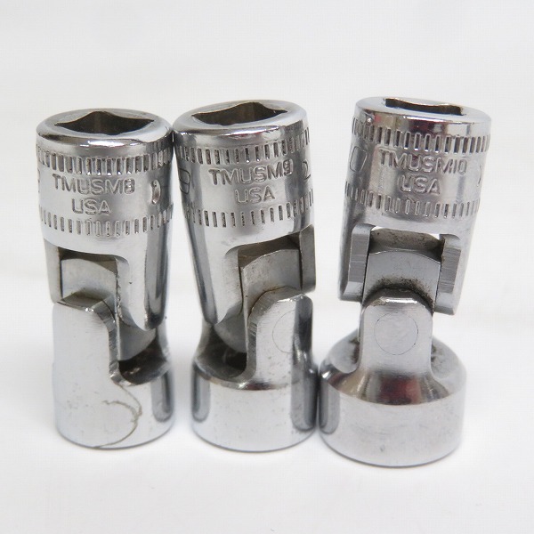 実際に弊社で買取させて頂いたSnap-on/スナップオン 1/4dr 6角ユニバーサルソケット TMUSM5.5/6/7/8/9/10/11/12/13/14/15 11点セットの画像 5枚目