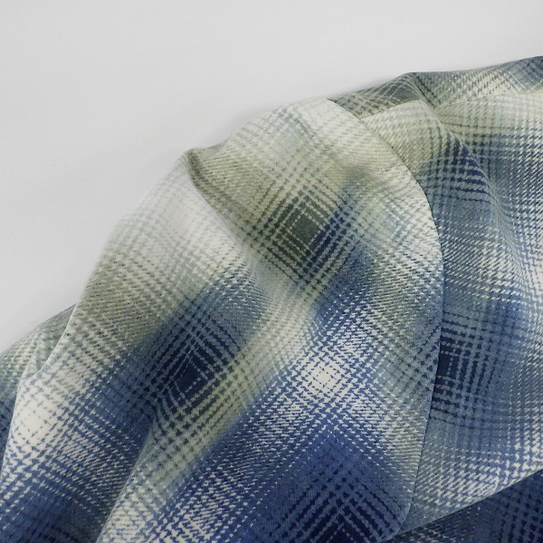 実際に弊社で買取させて頂いたBLUE BLUE ブルーブルー / PURE INDIGO JAPAN チェックジャケット/2の画像 4枚目