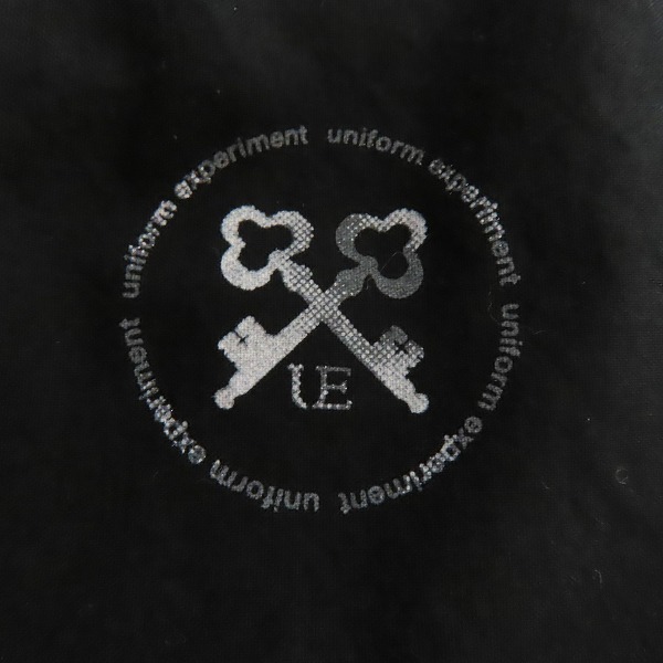 実際に弊社で買取させて頂いたuniform experiment/ユニフォームエクスペリメント ペイント加工シャツ/ブラック/UE-150022/2の画像 4枚目