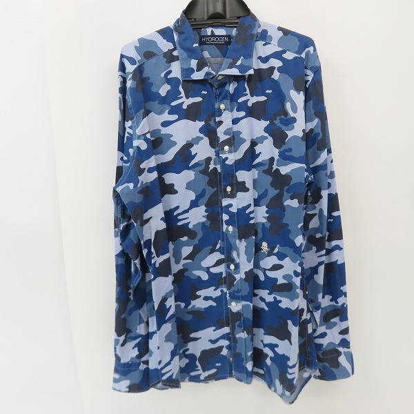 実際に弊社で買取させて頂いたHYDROGEN/ハイドロゲン カモフラ柄 長袖シャツ XXL
