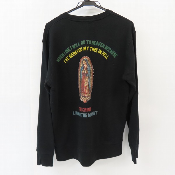 実際に弊社で買取させて頂いたTHE CRIMIE/クライミー マリアプリント スウェット プルオーバー CIH5-SW01/XLの画像 1枚目