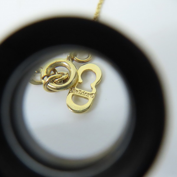 実際に弊社で買取させて頂いたChristian Dior/クリスチャンディオール ネックレス イヤリング ゴールド 3点セットの画像 4枚目