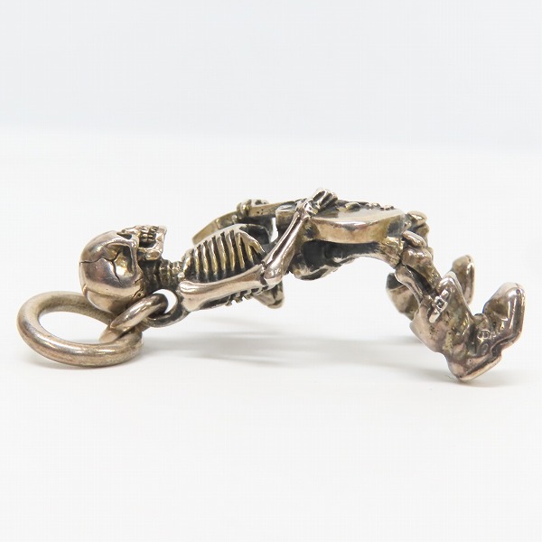 実際に弊社で買取させて頂いたCRAZY PIG/クレイジーピッグ ティルデス ギタースカル ペンダントトップの画像 4枚目