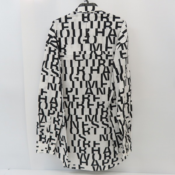 実際に弊社で買取させて頂いたHUGO BOSS/ヒューゴボス 総柄 ロングスリーブシャツ XXLの画像 1枚目