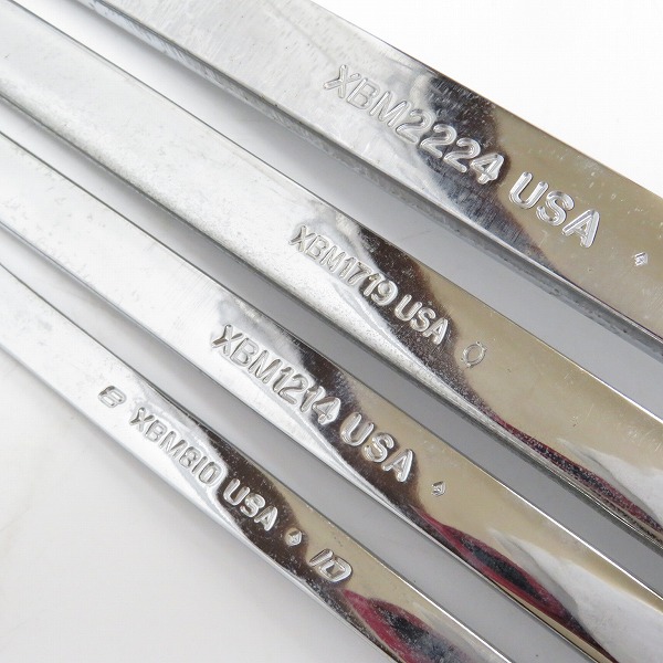 実際に弊社で買取させて頂いたSnap-on/スナップオン オフセットメガネレンチ XSM67/89/1011/1213/1415/XBM810/1214/1719/2224 9点セットの画像 4枚目