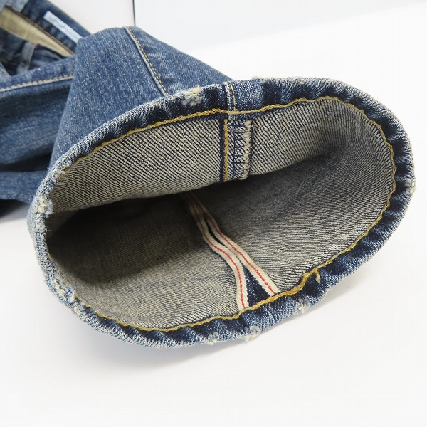 実際に弊社で買取させて頂いたTHE CRIMIE/クライミー ダメージペイント加工ストレッチデニムパンツ CRA1-BF1N-PT02/Lの画像 9枚目