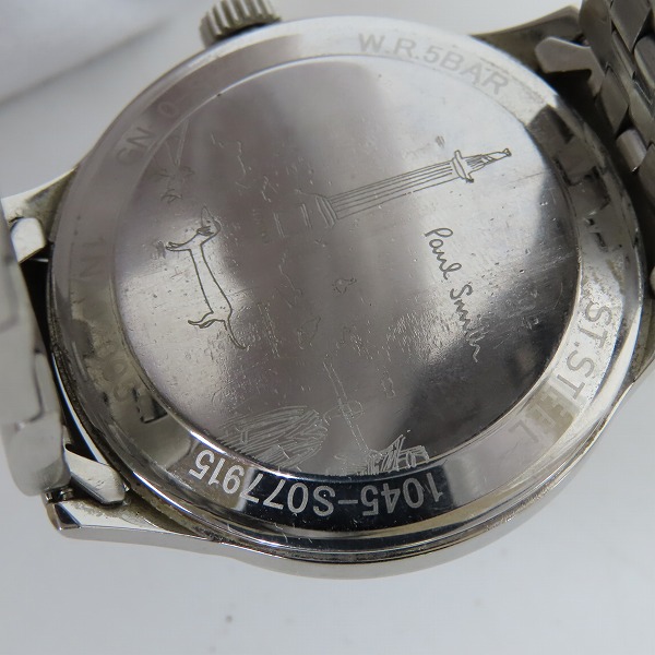 実際に弊社で買取させて頂いたPaul Smit/ ポールスミス クォーツ腕時計 1045-S077915 【動作未確認】の画像 4枚目