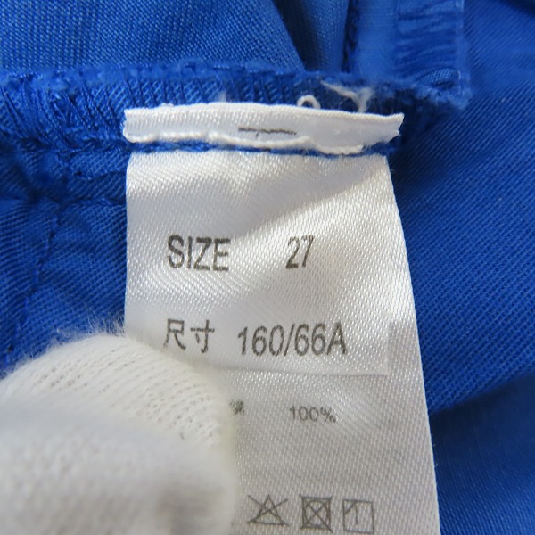 実際に弊社で買取させて頂いたDickies/ディッキーズ ショートパンツ ブルー DK006312CC3 /27の画像 4枚目