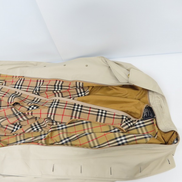 実際に弊社で買取させて頂いたBurberrys/バーバリーズ 裏地ノバチェック 脱着式ライナー ステンカラーコート BBB55-940-01の画像 3枚目