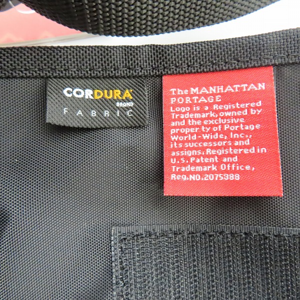 実際に弊社で買取させて頂いたManhattan Portage/マンハッタンポーテージ ショルダーバッグ ブラック MP1645の画像 6枚目