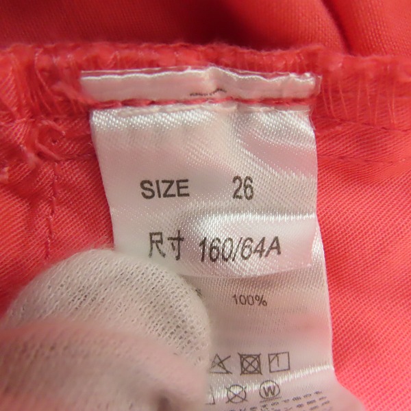 実際に弊社で買取させて頂いた【未使用】Dickies/ディッキーズ ショートパンツ ピンク DK006312CW4 /26の画像 4枚目