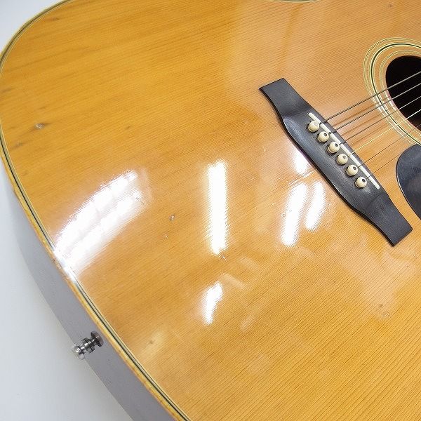実際に弊社で買取させて頂いた★【難有り】Greco/グレコ W-200 アコースティックギター/アコギ 1970年代 グネコロゴの画像 6枚目