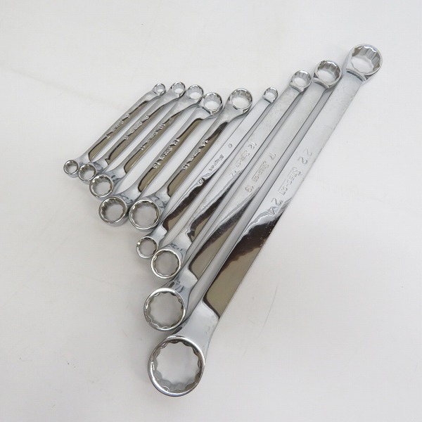 実際に弊社で買取させて頂いたSnap-on/スナップオン オフセットメガネレンチ XSM67/89/1011/1213/1415/XBM810/1214/1719/2224 9点セット