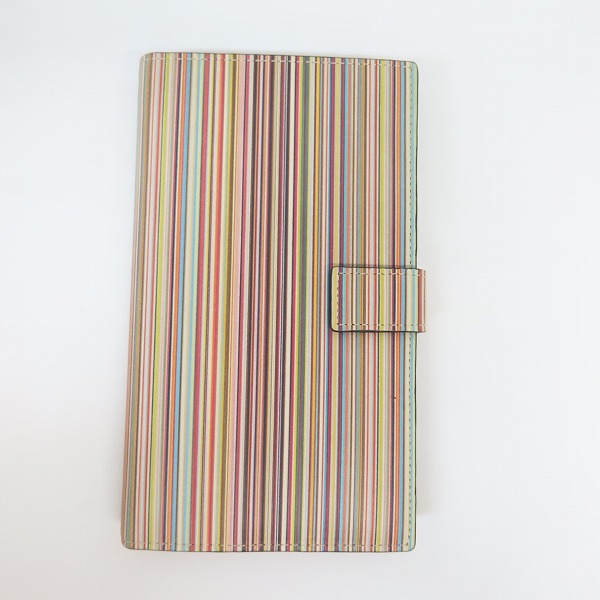 実際に弊社で買取させて頂いたPaul Smit/ポールスミス マルチストライプ システム手帳