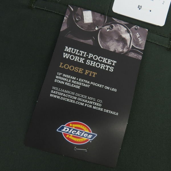 実際に弊社で買取させて頂いた【未使用】Dickies/ディッキーズ マルチポケット ワークショーツ/38の画像 7枚目