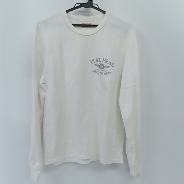 実際に弊社で買取させて頂いたFLAT HEAD/フラットヘッド GLORY DAYS プリント ロンT/カットソー /42