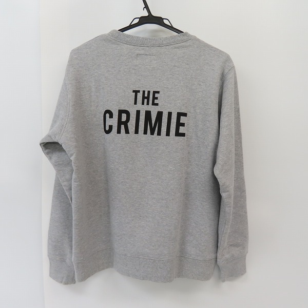 実際に弊社で買取させて頂いたTHE CRIMIE/クライミー ロゴスウェット C1K1-SW10/Lの画像 1枚目