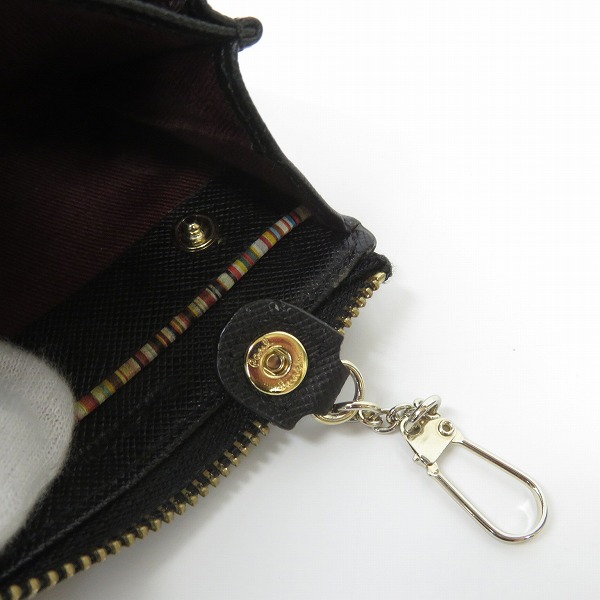実際に弊社で買取させて頂いたPaul Smith/ポールスミス L字ファスナー レザーコインケースの画像 6枚目
