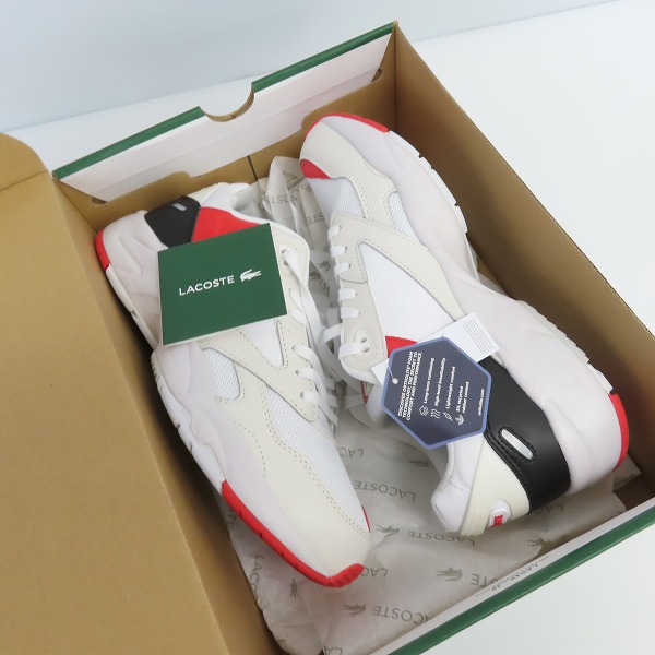実際に弊社で買取させて頂いた【未使用】LACOSTE/ラコステ STORM 96 LO 0721 1 スニーカー SM00851/UK9.5の画像 8枚目