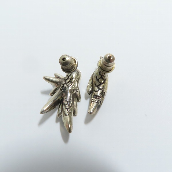 実際に弊社で買取させて頂いた（1）Bloody Mary/ブラッディマリー ストーン フェザーピアス 2点セットの画像 3枚目