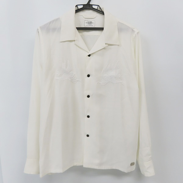 実際に弊社で買取させて頂いたCRIMIE クライミー SWALLOW EMBROIDELY RAYON SHIRT/刺繍デザイン レーヨンシャツ CR01-02L5-SL02/S