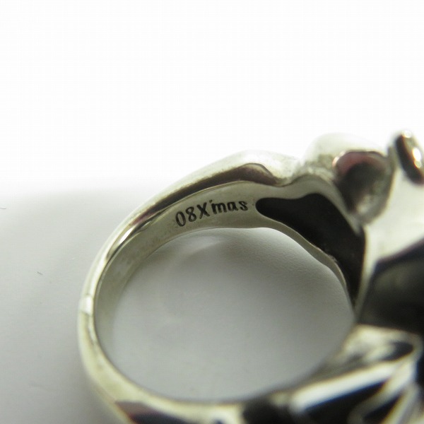 実際に弊社で買取させて頂いた【ギャラ付】Bloody Mary/ブラッディマリー KAI カイ 2008Xmas限定 鬼火リング/15.5号の画像 4枚目