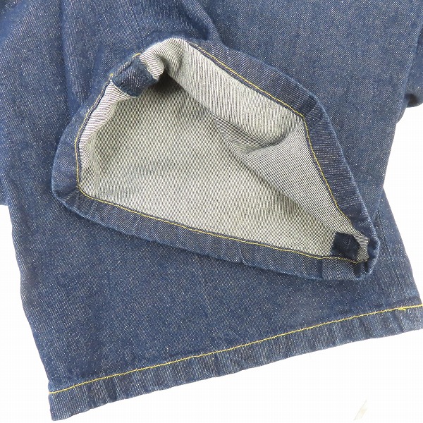 実際に弊社で買取させて頂いたHARE/ハレ タック付き ワイド デニムパンツ HA010009TO/Sの画像 5枚目