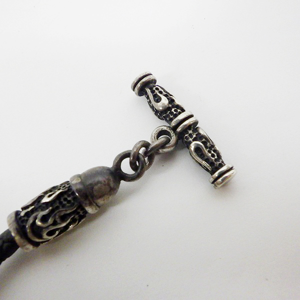 実際に弊社で買取させて頂いたLEATHERS＆TREASURES/レザーズ＆トレジャーズ フレイムハート ペンダント レザーネックレス/ペンダントの画像 4枚目