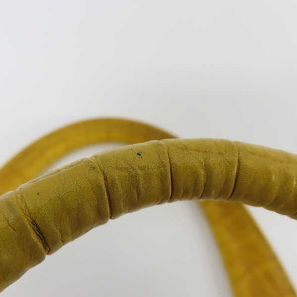 実際に弊社で買取させて頂いたCELINE/セリーヌ レザー × キャンバス クロコ型押し ハンド/ショルダーバッグ の画像 6枚目