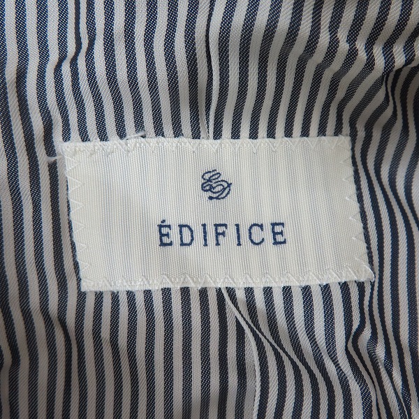 実際に弊社で買取させて頂いたEDIFICE/エディフィス ウール チェスターコート/14-020-300-1020-3-0/46の画像 2枚目