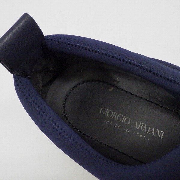 実際に弊社で買取させて頂いたGIORGIO ARMANI/ジョルジオアルマーニ シューズ/スリッポン UK7の画像 4枚目