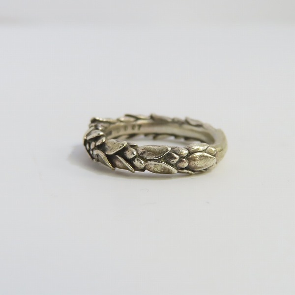 実際に弊社で買取させて頂いたBloody Mary/ブラッディマリー スノードロップリング w/3ダイヤ 11号の画像 3枚目