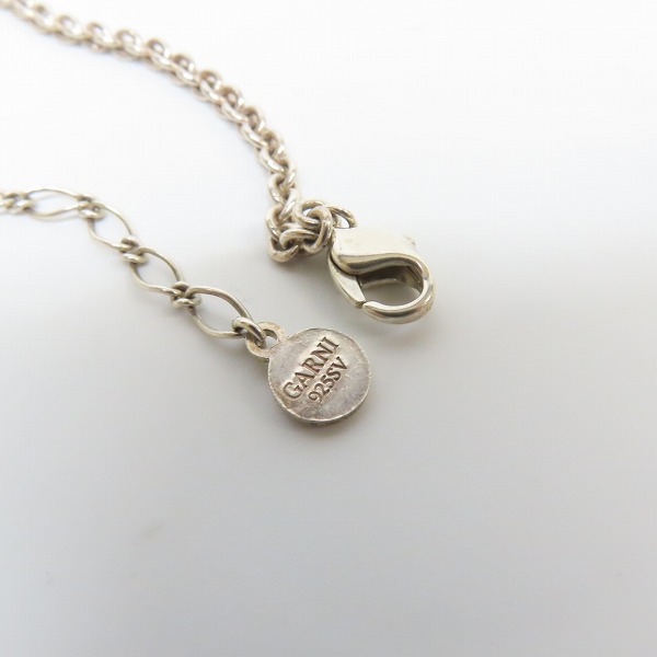 実際に弊社で買取させて頂いたGARNI/ガルニ Sterling silver/スターリング 925 ペンダント/ネックレスチェーン シルバー の画像 5枚目