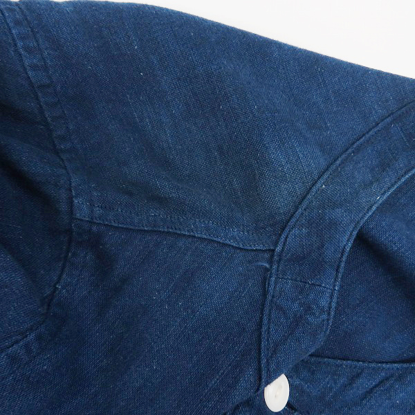 実際に弊社で買取させて頂いたBLUE BLUE/ブルーブルー テーラードジャケット/ジャケットシャツ 2点セットの画像 5枚目