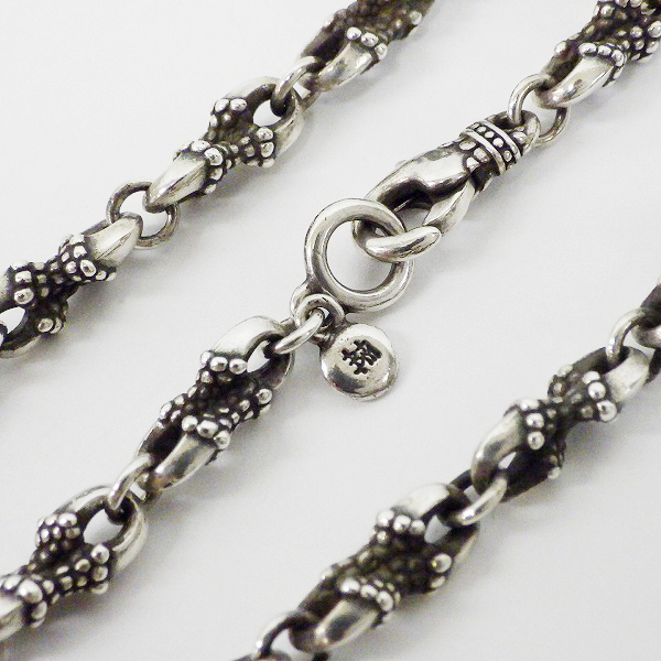 実際に弊社で買取させて頂いたBloody Mary/ブラッディマリー Twisted Crow/ツイステッド クロー チェーン/60cm