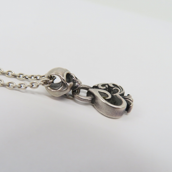 実際に弊社で買取させて頂いたDEAL DESIGN/ディールデザイン スペード スカル モチーフ ペンダント/ネックレスの画像 4枚目