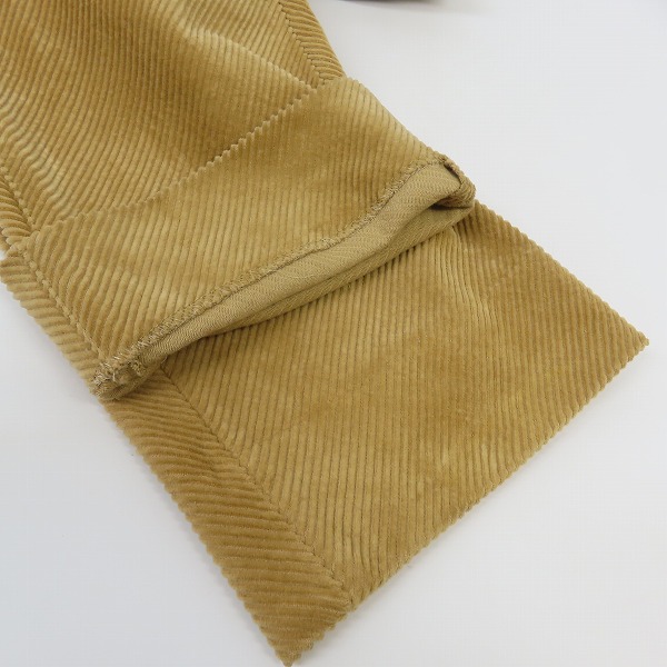 実際に弊社で買取させて頂いたHARE/ハレ コーデュロイ ダブルテーラードジャケット/パンツ セットアップ HA030164TR/HA010172TR/Sの画像 7枚目