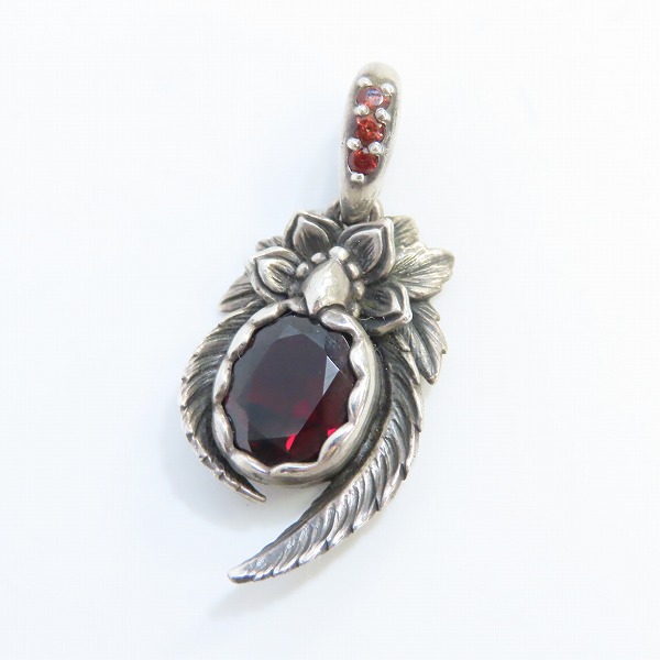 実際に弊社で買取させて頂いたBloody Mary/ブラッディマリー 四神 - 朱雀 ペンダント w/ガーネットの画像 1枚目