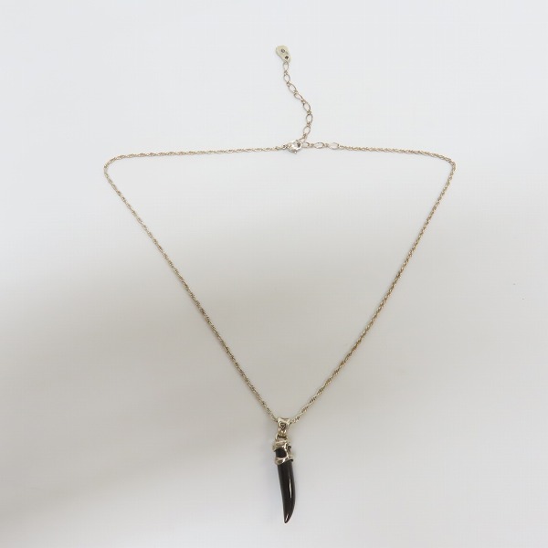 実際に弊社で買取させて頂いたGARNI/ガルニ 925 ブラック ペンダント/ネックレスチェーン の画像 7枚目