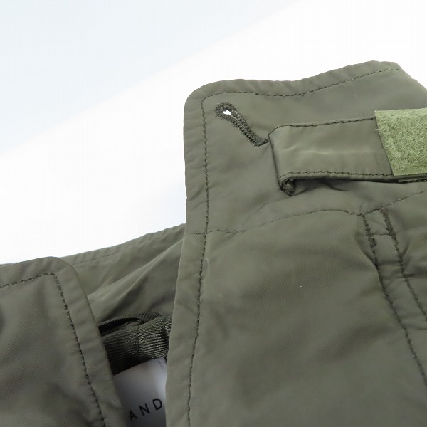 実際に弊社で買取させて頂いたTOMORROWLAND/トゥモローランド ナイロン ミリタリー ジャケット 63-08-85-08101 /Sの画像 7枚目