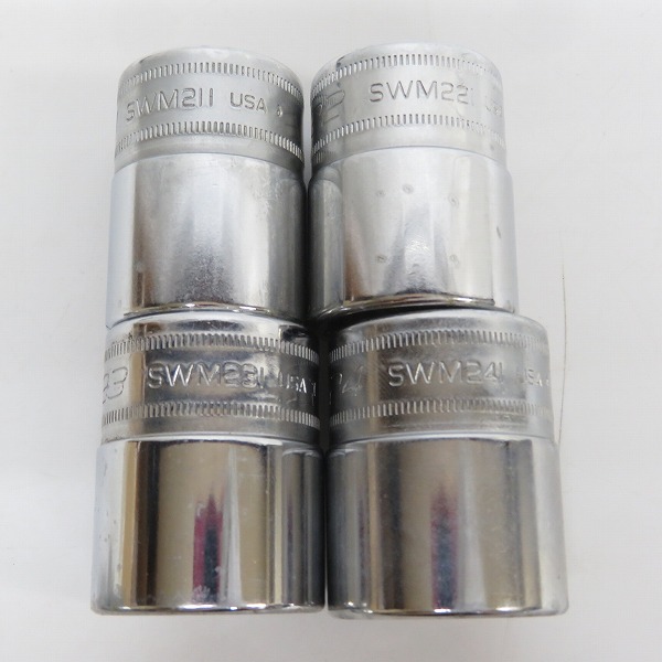 実際に弊社で買取させて頂いたSnap-on/スナップオン 1/2インチ シャローソケット SWM141/151/161/171/181/191//211/221/231/241/261/271/301/321 14点セットの画像 2枚目