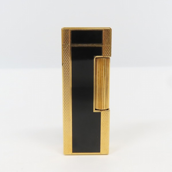 実際に弊社で買取させて頂いたdunhill/ダンヒル サイドローラーガスライター ブラック×ゴールド RL5201