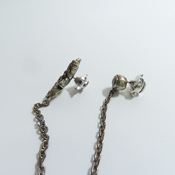 実際に弊社で買取させて頂いたBloody Mary/ブラッディマリー ウイングデザイン チェーンピアスの画像 2枚目