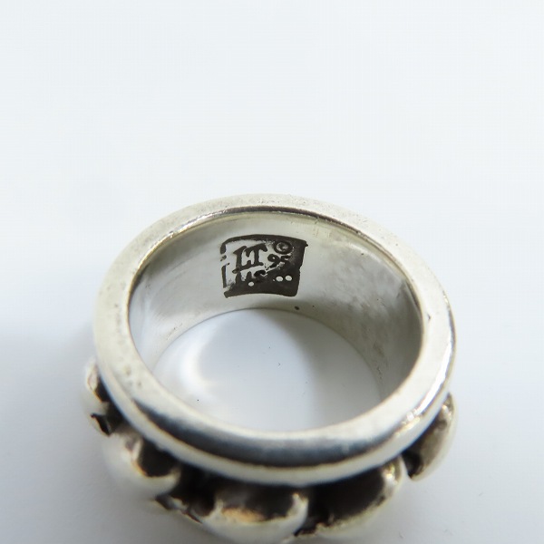 実際に弊社で買取させて頂いたLEATHERS AND TREASURES/レザーアンドトレジャース リボルビング ハートリング/15号の画像 3枚目