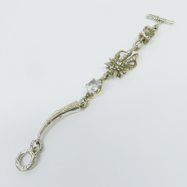 実際に弊社で買取させて頂いたBloody Mary/ブラッディマリー MIDNIGHT Night raven/ナイトレイヴン ブレスレット 大鳥 bmb477-21の画像 7枚目