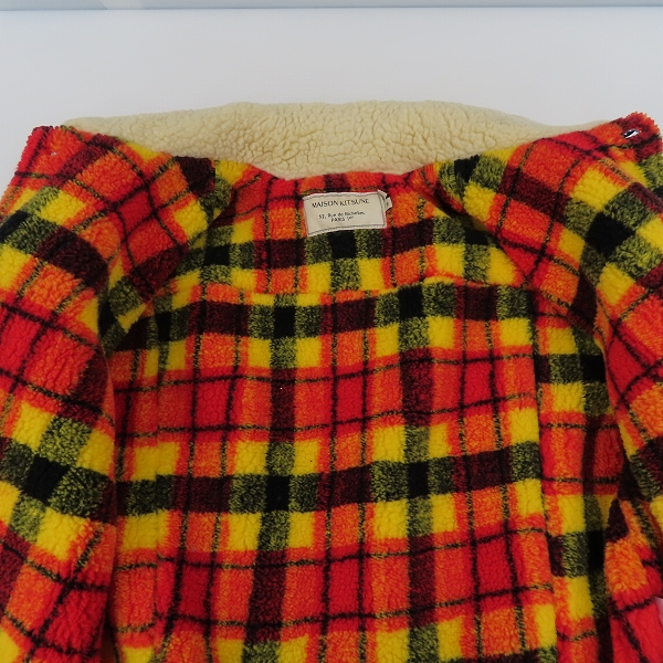 実際に弊社で買取させて頂いたMAISON KITSUNE/メゾンキツネ デニム地 ボア ジャケット FW16M115/Mの画像 6枚目