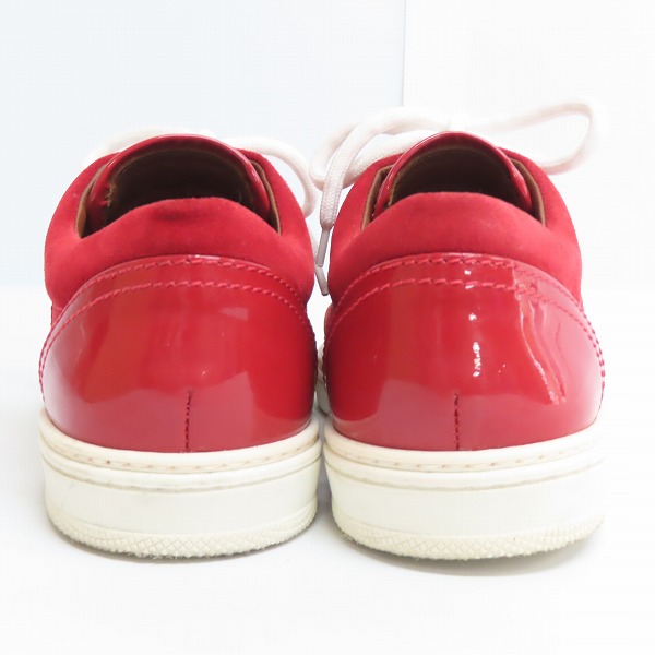 実際に弊社で買取させて頂いたJimmy Choo/ジミーチュウ スエード パテント ウイングチップ ローカット スニーカー/39の画像 1枚目