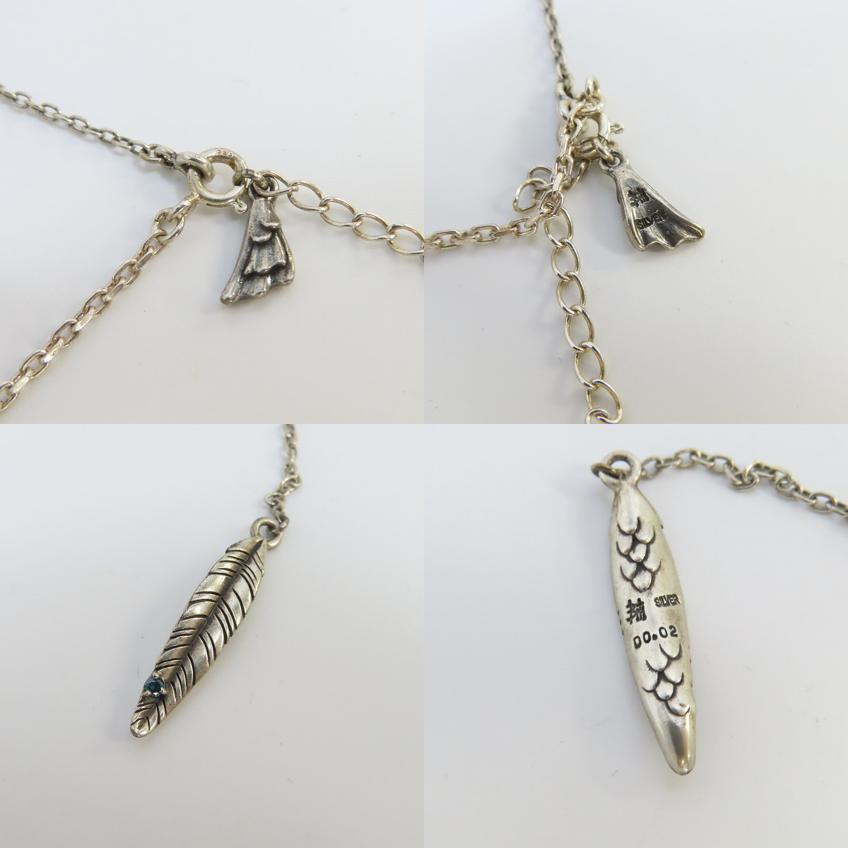 実際に弊社で買取させて頂いたBloody Mary/ブラッディマリー フェザーモチーフ ペンダント/ネックレスの画像 5枚目