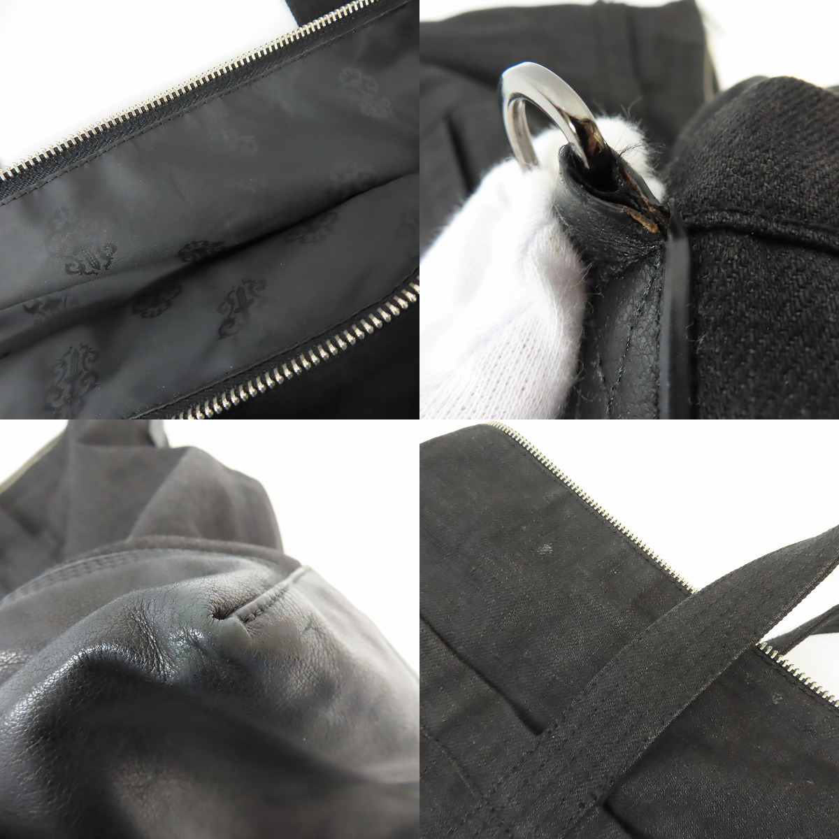 実際に弊社で買取させて頂いたCHROME HEARTS/クロムハーツ×UNITED ARROWS/ユナイテッドアローズ 25周年記念250個限定トートバッグの画像 9枚目